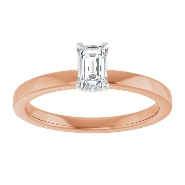 Claw-Prong Hidden Halo-Style Engagement Ring Image 3 Paul James Jewelers Angels Camp, CA