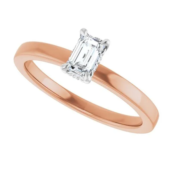 Claw-Prong Hidden Halo-Style Engagement Ring Image 5 Mark Jewellers La Crosse, WI