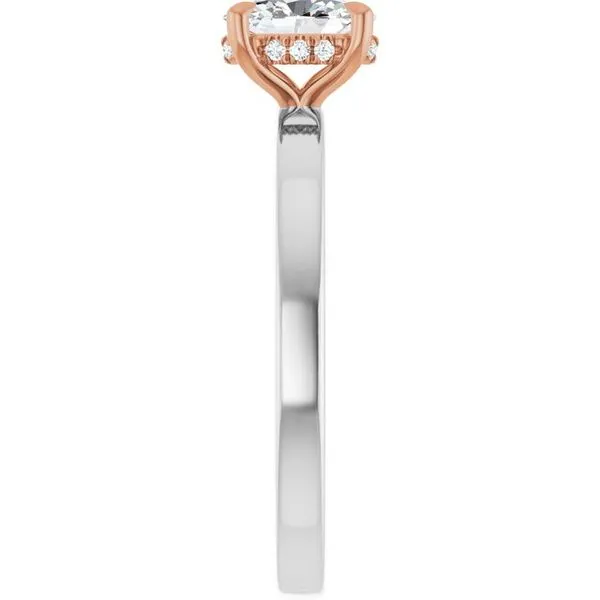 Claw-Prong Hidden Halo-Style Engagement Ring Image 4 J. Thomas Jewelers Rochester Hills, MI