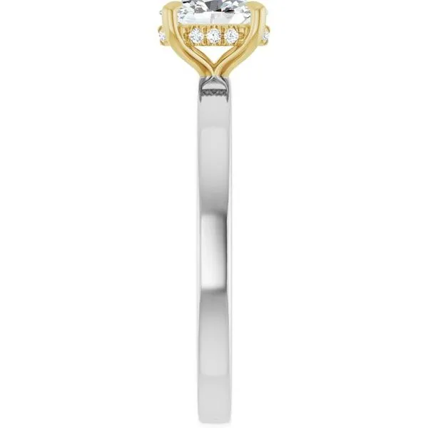 Claw-Prong Hidden Halo-Style Engagement Ring Image 4 Shipley's Fine Jewelry Hampstead, MD