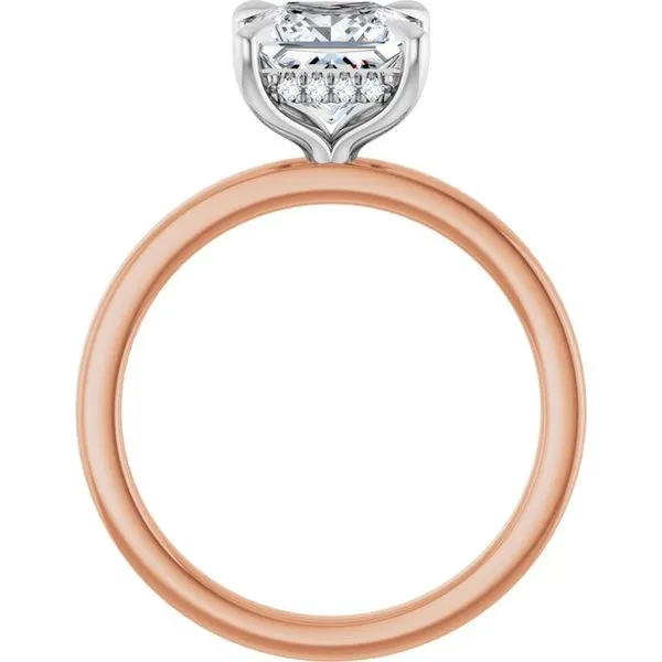 Claw-Prong Hidden Halo-Style Engagement Ring Image 2 J. Thomas Jewelers Rochester Hills, MI