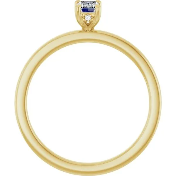 Claw-Prong Hidden Halo-Style Engagement Ring Image 2 J. Thomas Jewelers Rochester Hills, MI