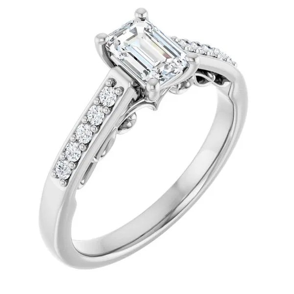 Sculptural Engagement Ring Berilian Jewelers Folsom, CA