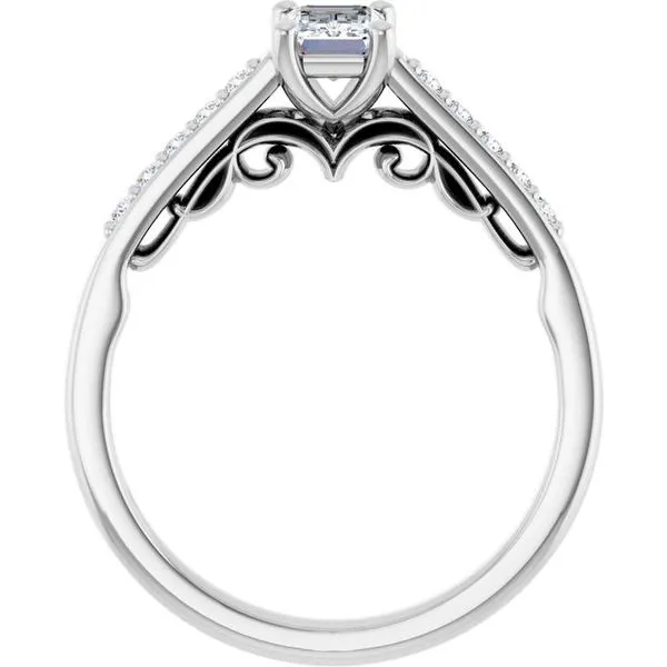 Sculptural Engagement Ring Image 2 Berilian Jewelers Folsom, CA
