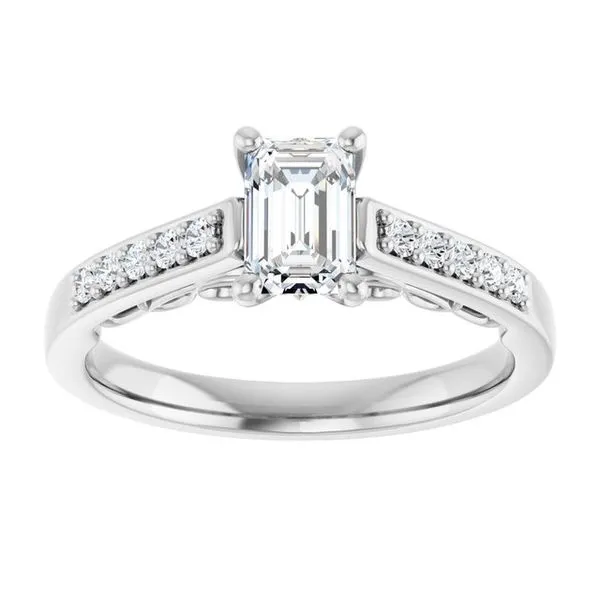 Sculptural Engagement Ring Image 3 Berilian Jewelers Folsom, CA