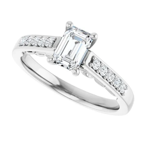 Sculptural Engagement Ring Image 5 Berilian Jewelers Folsom, CA