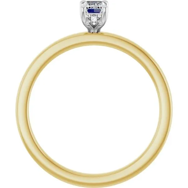 Claw-Prong Hidden Halo-Style Engagement Ring Image 2 Jimmy Smith Jewelers Decatur, AL