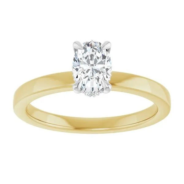 Claw-Prong Hidden Halo-Style Engagement Ring Image 3 Mark Jewellers La Crosse, WI