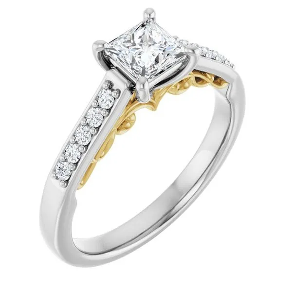Sculptural Engagement Ring Berilian Jewelers Folsom, CA