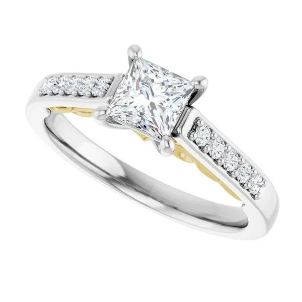 Sculptural Engagement Ring Image 5 Berilian Jewelers Folsom, CA