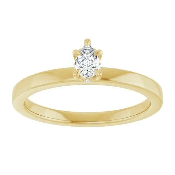 Claw-Prong Hidden Halo-Style Engagement Ring Image 3 Futer Bros Jewelers York, PA