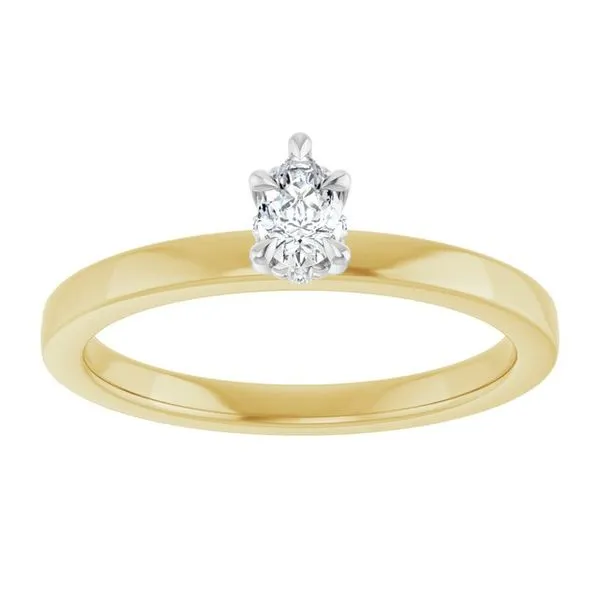 Claw-Prong Hidden Halo-Style Engagement Ring Image 3 Arezzo Jewelers Elmwood Park, IL