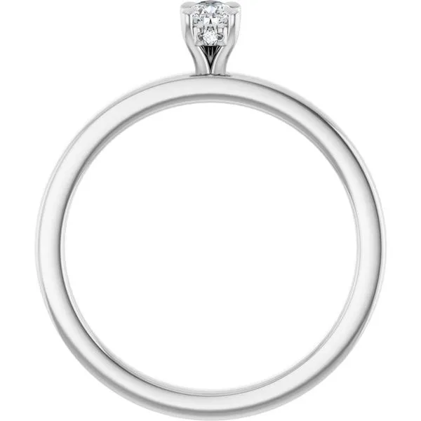 Claw-Prong Hidden Halo-Style Engagement Ring Image 2 Northwood Jewelers Northwood, OH