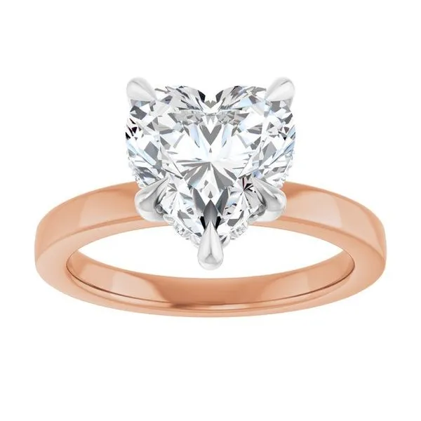 Claw-Prong Hidden Halo-Style Engagement Ring Image 3 Northwood Jewelers Northwood, OH