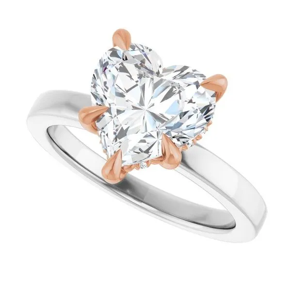 Claw-Prong Hidden Halo-Style Engagement Ring Image 5 J. Thomas Jewelers Rochester Hills, MI