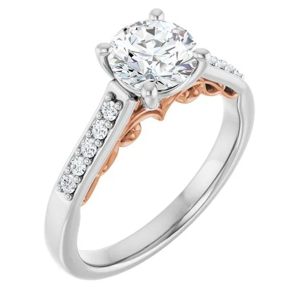 Sculptural Engagement Ring Berilian Jewelers Folsom, CA