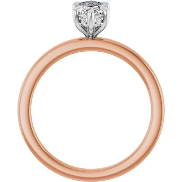 Claw-Prong Hidden Halo-Style Engagement Ring Image 2 Shipley's Fine Jewelry Hampstead, MD