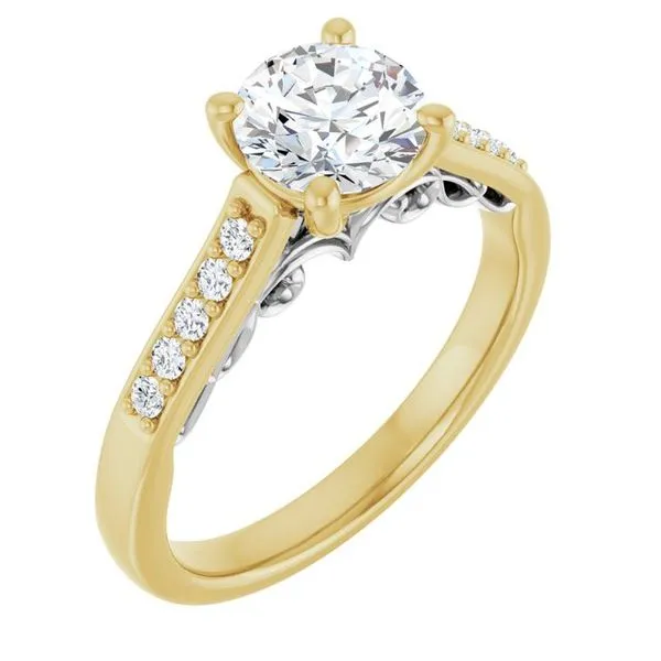 Sculptural Engagement Ring Berilian Jewelers Folsom, CA