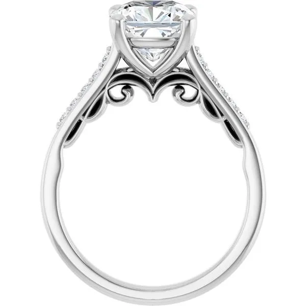 Sculptural Engagement Ring Image 2 Arezzo Jewelers Elmwood Park, IL