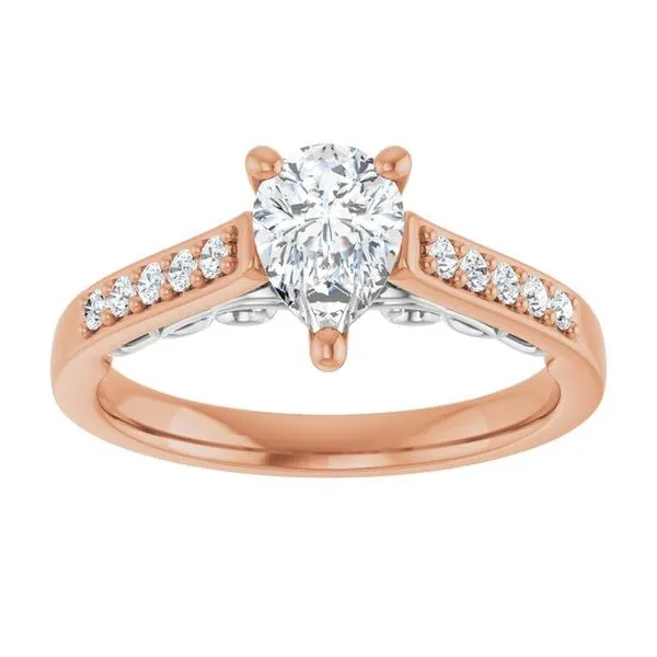 Sculptural Engagement Ring Image 3 Arezzo Jewelers Elmwood Park, IL