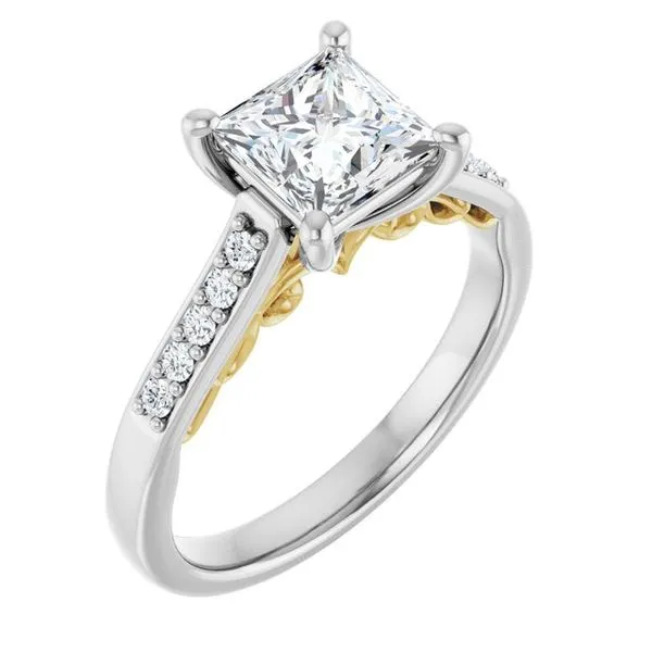 Sculptural Engagement Ring Berilian Jewelers Folsom, CA