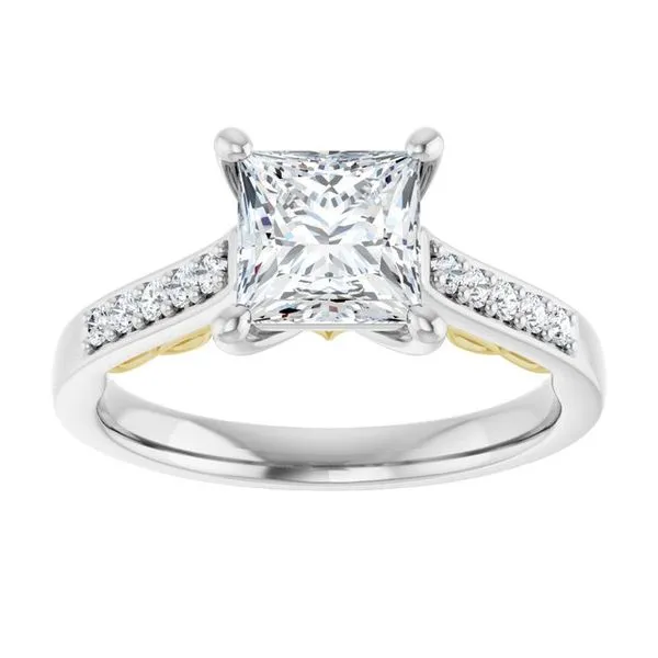 Sculptural Engagement Ring Image 3 Berilian Jewelers Folsom, CA