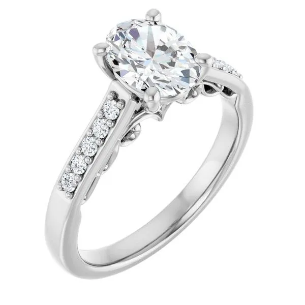 Sculptural Engagement Ring Berilian Jewelers Folsom, CA