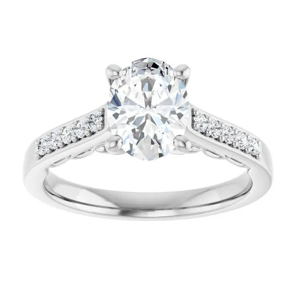 Sculptural Engagement Ring Image 3 Berilian Jewelers Folsom, CA