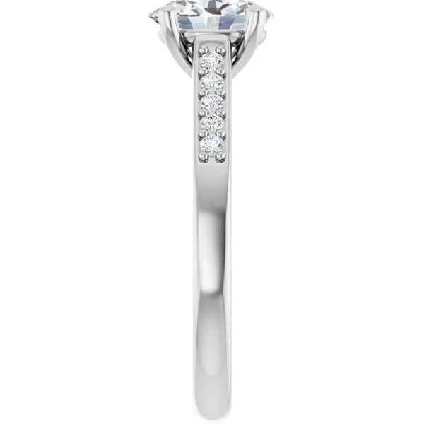 Sculptural Engagement Ring Image 4 Berilian Jewelers Folsom, CA