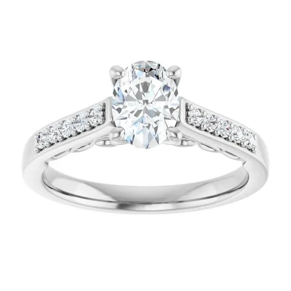 Sculptural Engagement Ring Image 3 Berilian Jewelers Folsom, CA