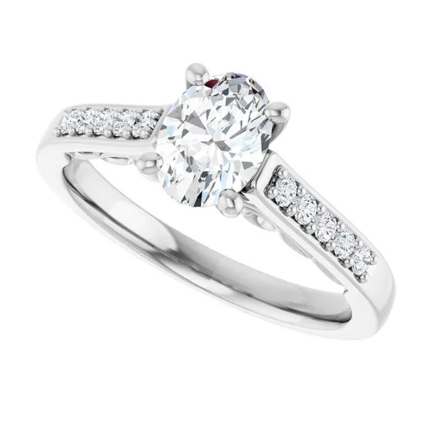 Sculptural Engagement Ring Image 5 Berilian Jewelers Folsom, CA
