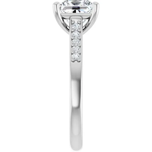 Sculptural Engagement Ring Image 4 Berilian Jewelers Folsom, CA