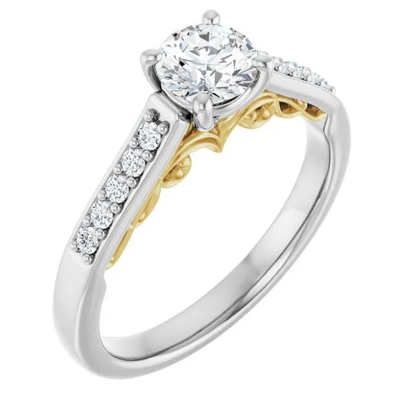 Sculptural Engagement Ring Arezzo Jewelers Elmwood Park, IL