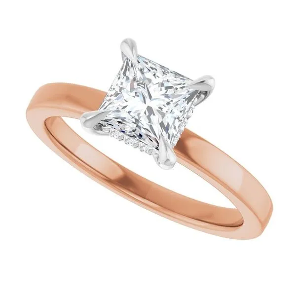 Claw-Prong Hidden Halo-Style Engagement Ring Image 5 J. Thomas Jewelers Rochester Hills, MI