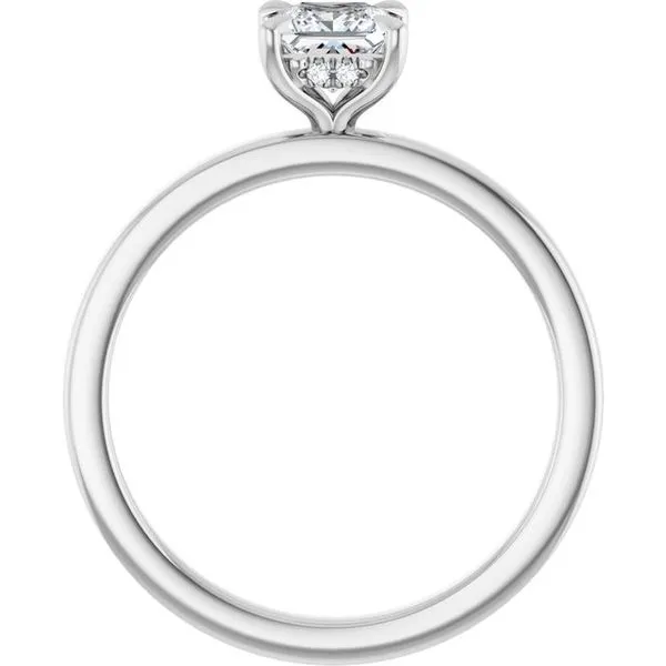 Claw-Prong Hidden Halo-Style Engagement Ring Image 2 Paul James Jewelers Angels Camp, CA