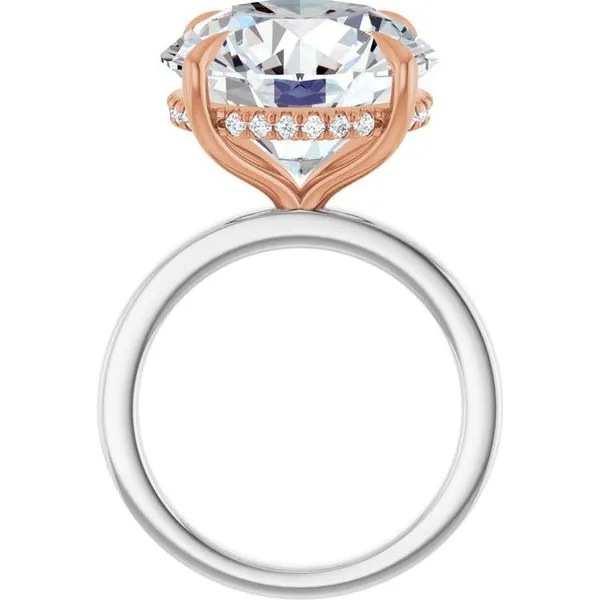 Claw-Prong Hidden Halo-Style Engagement Ring Image 2 Shipley's Fine Jewelry Hampstead, MD