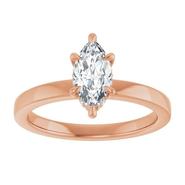 Claw-Prong Hidden Halo-Style Engagement Ring Image 3 Jimmy Smith Jewelers Decatur, AL