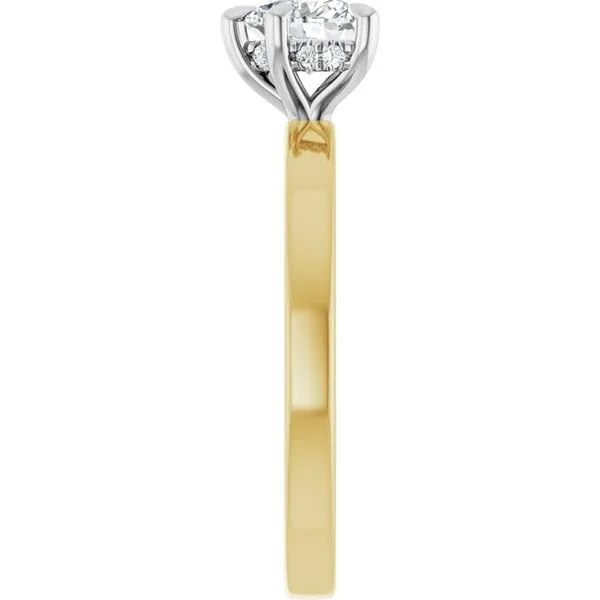 Claw-Prong Hidden Halo-Style Engagement Ring Image 4 J. Thomas Jewelers Rochester Hills, MI