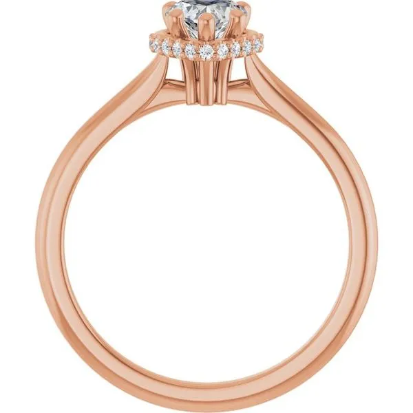 Hidden Halo-Style Engagement Ring Image 2 The Jewelry Source El Segundo, CA
