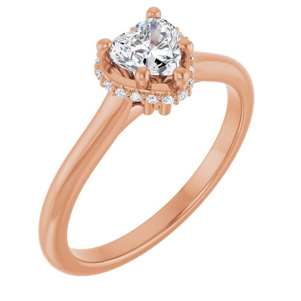 Hidden Halo-Style Engagement Ring