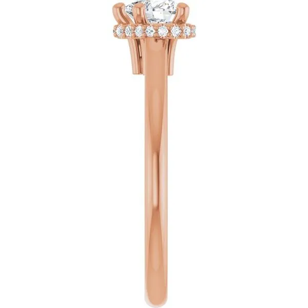 Hidden Halo-Style Engagement Ring Image 4 Michael Szwed Jewelers Longmeadow, MA