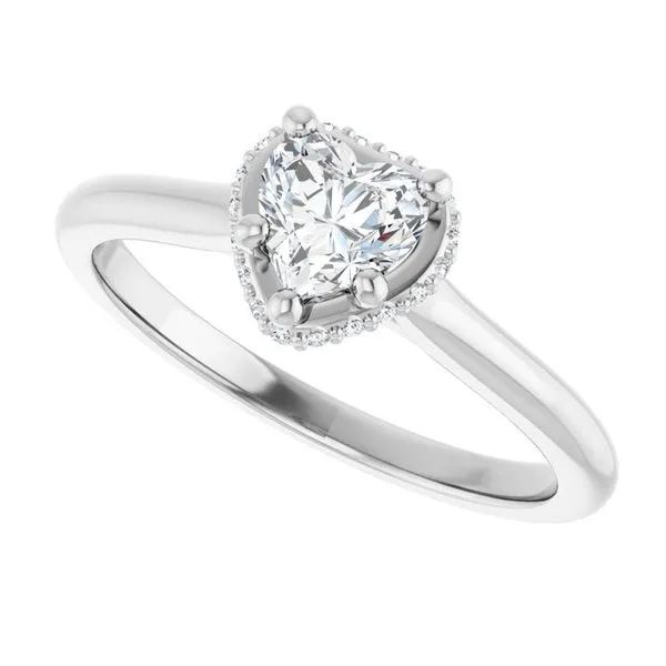 Hidden Halo-Style Engagement Ring Image 5 Banks Jewelers Burnsville, NC