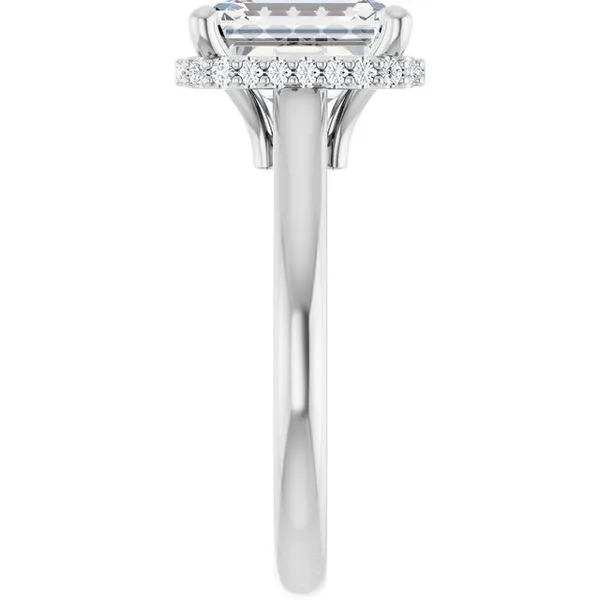 Hidden Halo-Style Engagement Ring Image 4 J. Thomas Jewelers Rochester Hills, MI