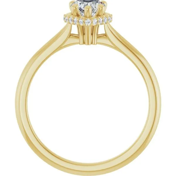 Hidden Halo-Style Engagement Ring Image 2 J. Thomas Jewelers Rochester Hills, MI