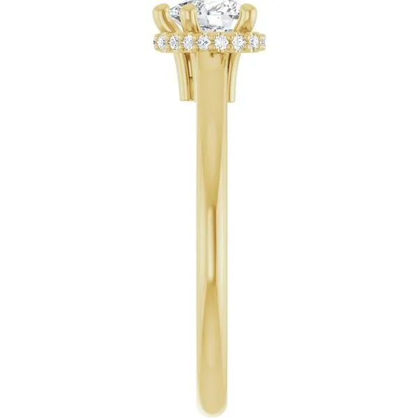 Hidden Halo-Style Engagement Ring Image 4 Jimmy Smith Jewelers Decatur, AL