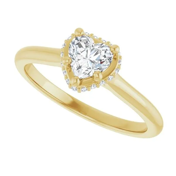 Hidden Halo-Style Engagement Ring Image 5 Arezzo Jewelers Elmwood Park, IL