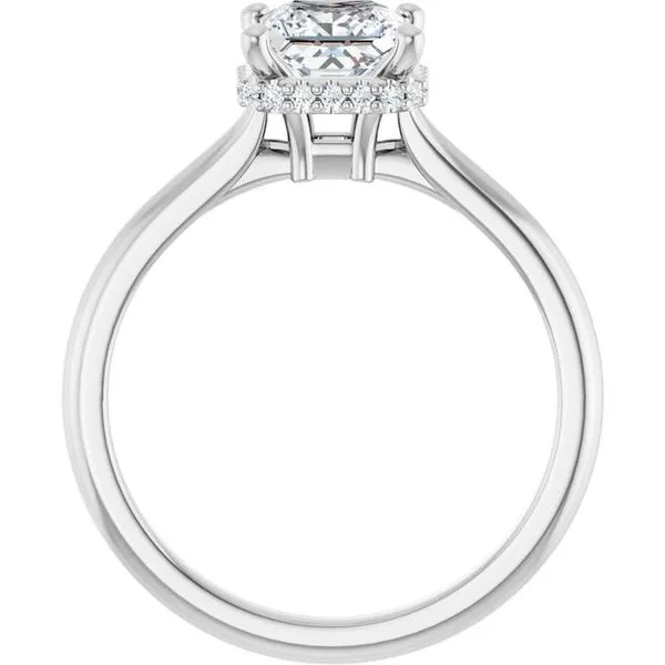 Hidden Halo-Style Engagement Ring Image 2 JF Jones Jewelers Rochester, NY