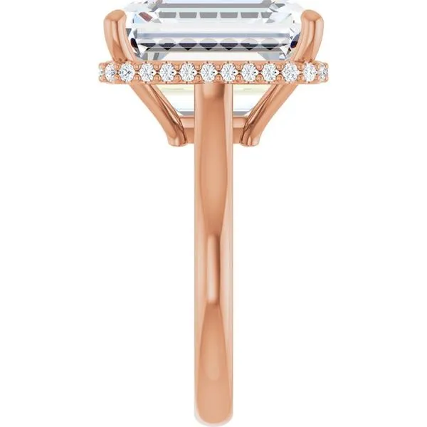 Hidden Halo-Style Engagement Ring Image 4 Ocean View Jewelers Millville, DE