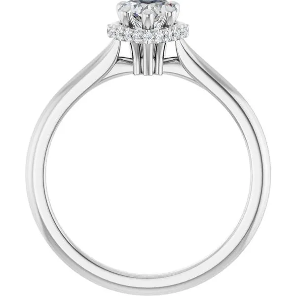 Hidden Halo-Style Engagement Ring Image 2 Don's Jewelry & Design Washington, IA