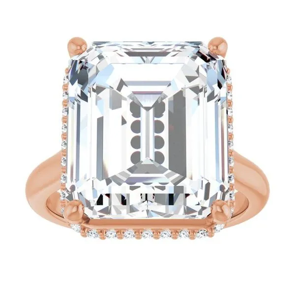 Hidden Halo-Style Engagement Ring Image 3 Natale Jewelers Sewell, NJ